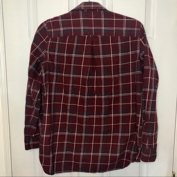 BANANA Republic 100%cotton Plaid Button small - Picture 3 of 6